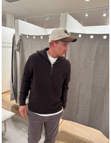 ONSFRAME RLX LS 1/2 ZIP HIGH NECK KNIT