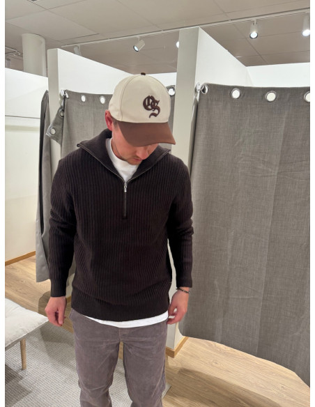 ONSFRAME RLX LS 1/2 ZIP HIGH NECK KNIT