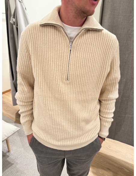 ONSFRAME RLX LS 1/2 ZIP HIGH NECK KNIT