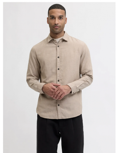 JJECLASSIC MELANGE SHIRT L/S NOOS