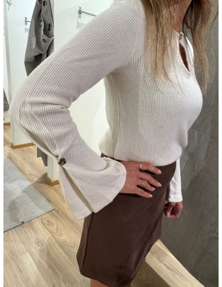 VMBLIS BOAT NECK TOP