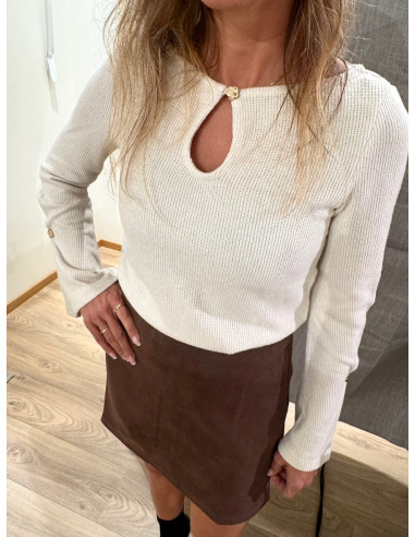 VMBLIS BOAT NECK TOP