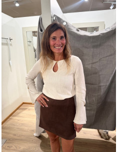 VMBLIS BOAT NECK TOP