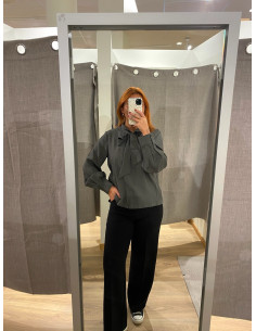 OBJJACIRA L/S RE BOW SHIRT 2