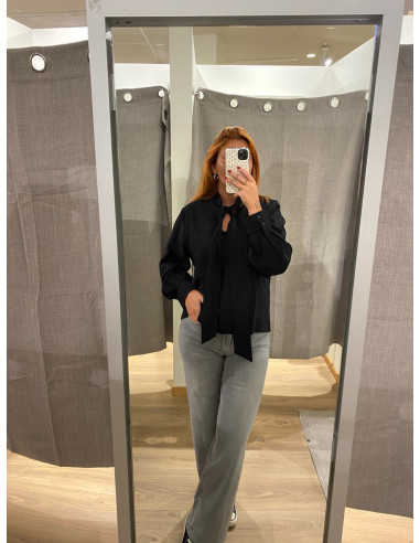 OBJJACIRA L/S RE BOW SHIRT