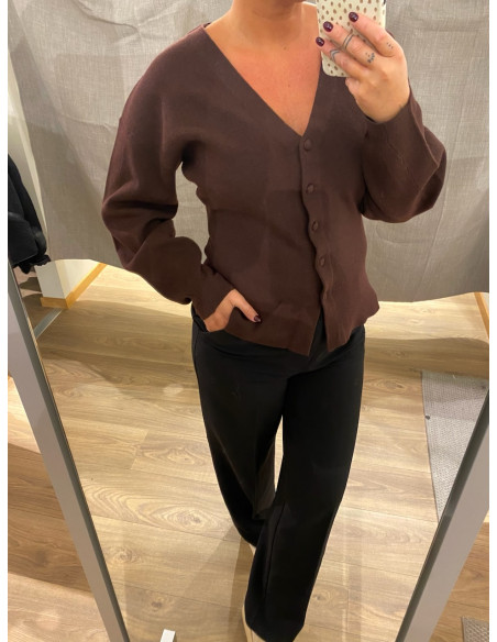 JDYPRIME LIFE L/S VN FITTED CARDI