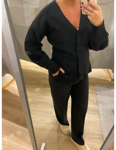 JDYPRIME LIFE L/S VN FITTED CARDI