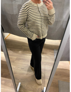 ONLCHESTER LIFE LS STRIPE CARDI 2