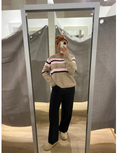 OBJGALIA L/S RE KNIT PULLOVER 2