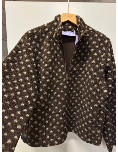 JXVERA HALF ZIP TEDDY JACKET