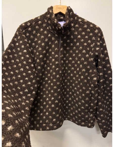 JXVERA HALF ZIP TEDDY JACKET