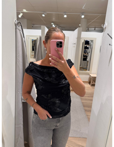 JDYCASABLANCA S/L OFF SHOULDER TOP