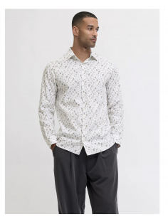 JPRBLAYORK PRINT DOBBY L/S SHIRT