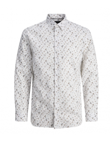 JPRBLAYORK PRINT DOBBY L/S SHIRT