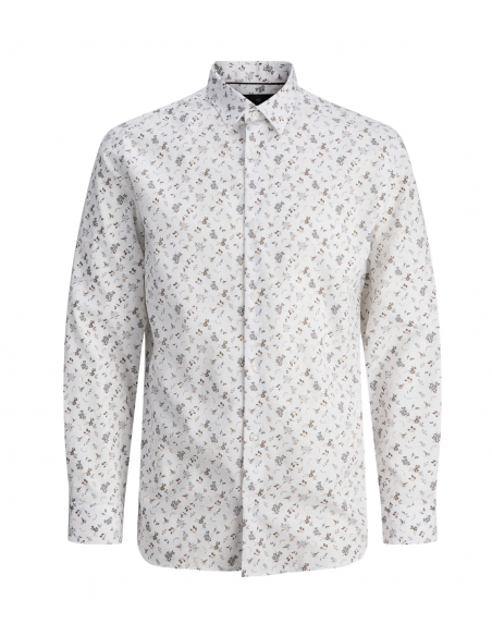 JPRBLAYORK PRINT DOBBY L/S SHIRT