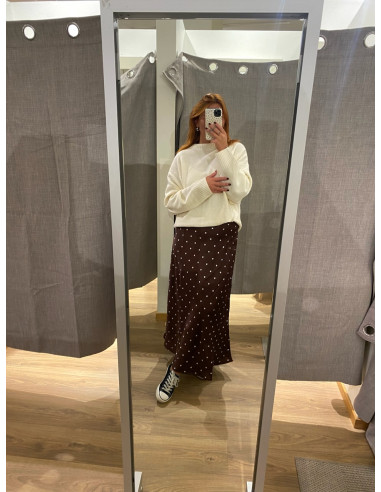 JDYHAILEY SATIN MIDI SKIRT