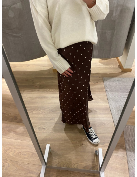 JDYHAILEY SATIN MIDI SKIRT