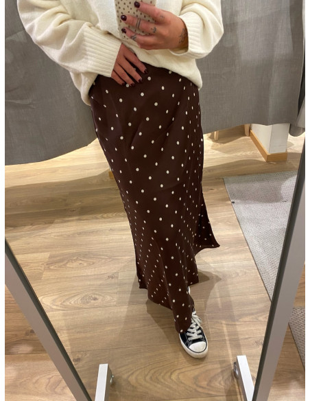 JDYHAILEY SATIN MIDI SKIRT