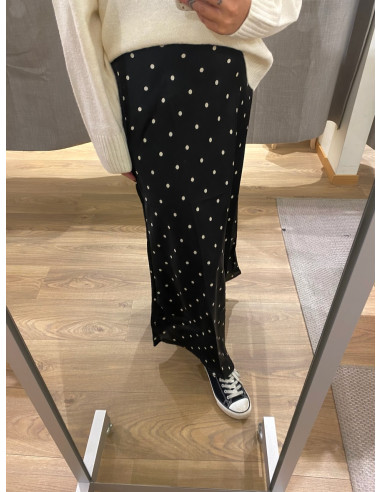 JDYHAILEY SATIN MIDI SKIRT