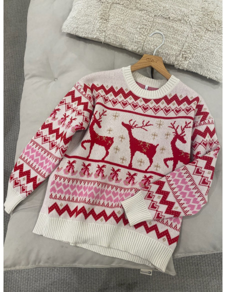 ONLXMAS RAIN GLITTER O-NECK