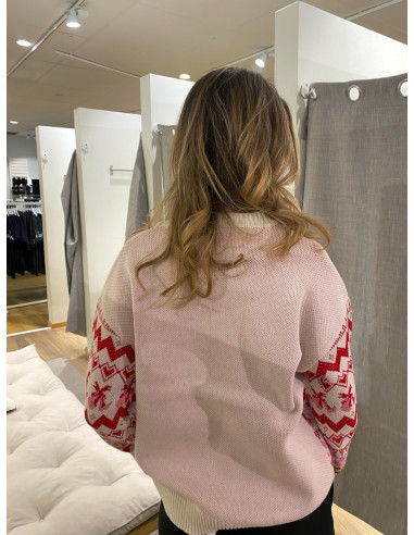 ONLXMAS RAIN GLITTER O-NECK