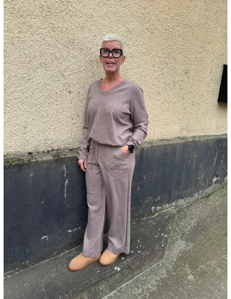 Cecil V-Ringad Stickad Tröja