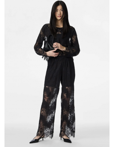PCRINNE HW STRAIGHT LACE PANTS