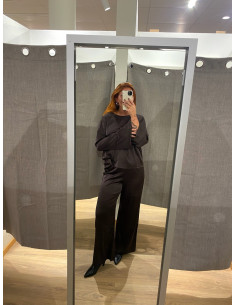 PCNANINA LS SATIN TOP