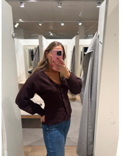 JDYPRIME LIFE L/S VN FITTED CARDI