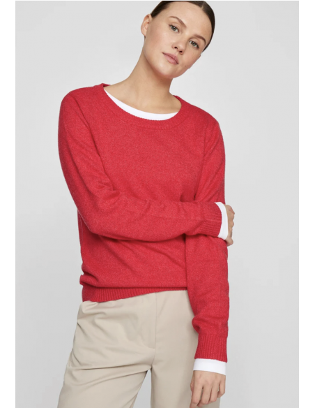 VIRIL O-NECK KNIT TOP