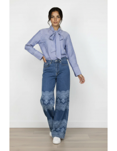 VMISLUNN L/S BOW SHIRT 2