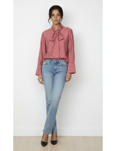 VMISLUNN L/S BOW SHIRT 2