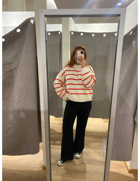 OBJODA L/S LO KNIT PULLOVER