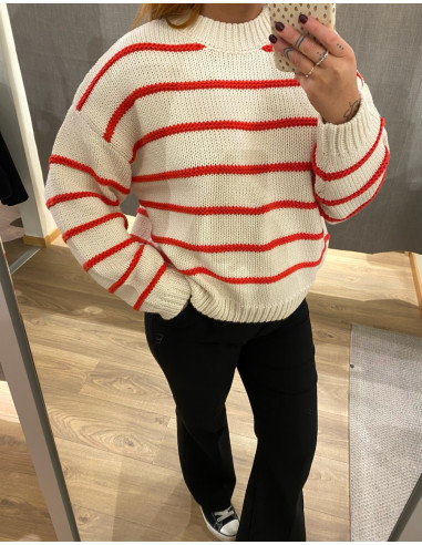 OBJODA L/S LO KNIT PULLOVER