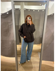 ONLJANINE-STINA FAUX SUEDE SCHACKET