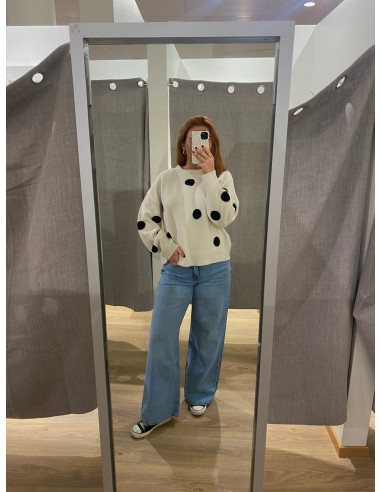 JDYMONICA LIFE L/S O-NECK DOT