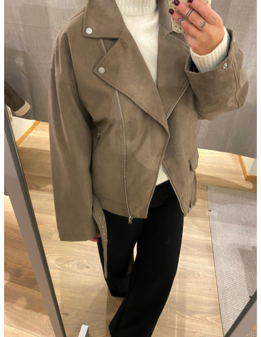 JXFRIDA ROCKY BRUSHED BIKER JKT