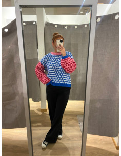 ONLCARO LS PATTERN O-NECK CC KNT 2