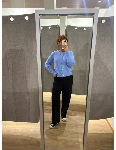 VMFIONA LS SHORT BUTTON CARDIGAN