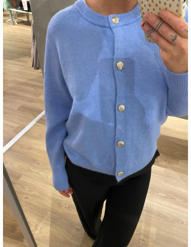 VMFIONA LS SHORT BUTTON CARDIGAN