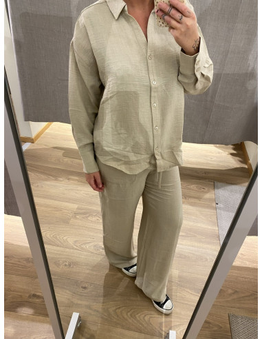 VMMELANEY HW LOOSE PANT WVN GA NOOS