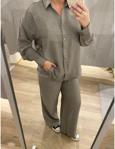 VMMELANEY HW LOOSE PANT WVN GA NOOS