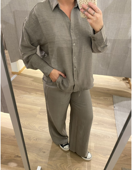 VMMELANEY HW LOOSE PANT WVN GA NOOS