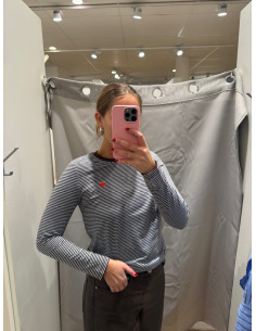 JDYPISA L/S PRINT TOP