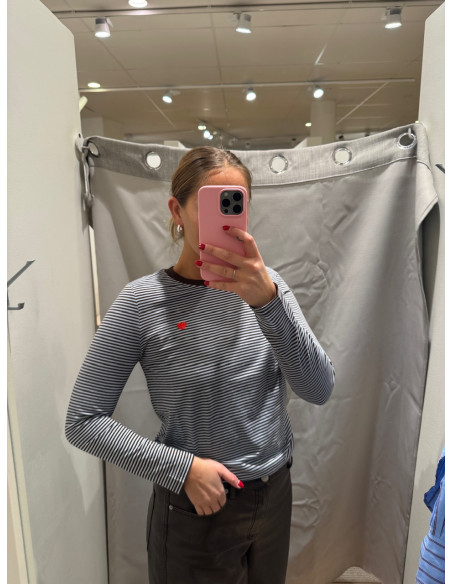 JDYPISA L/S PRINT TOP