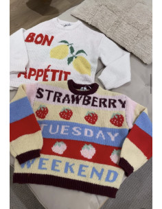 PCBIKKA LS O-NECK KNIT