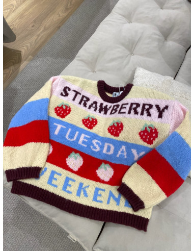 PCBIKKA LS O-NECK KNIT