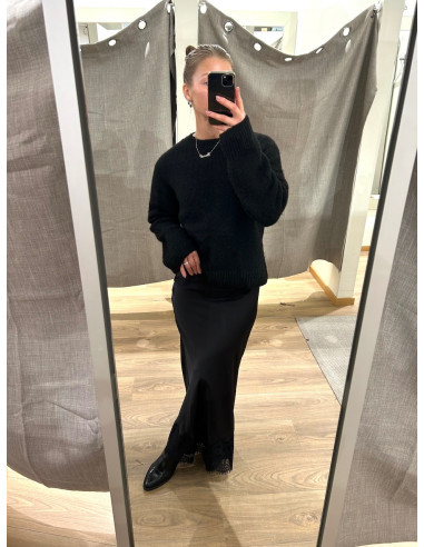 VIELLETTE HW ANKLE LACE SKIRT