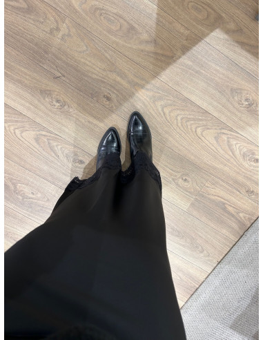 VIELLETTE HW ANKLE LACE SKIRT