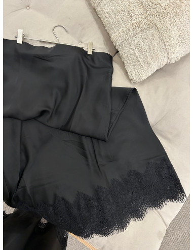 VIELLETTE HW ANKLE LACE SKIRT